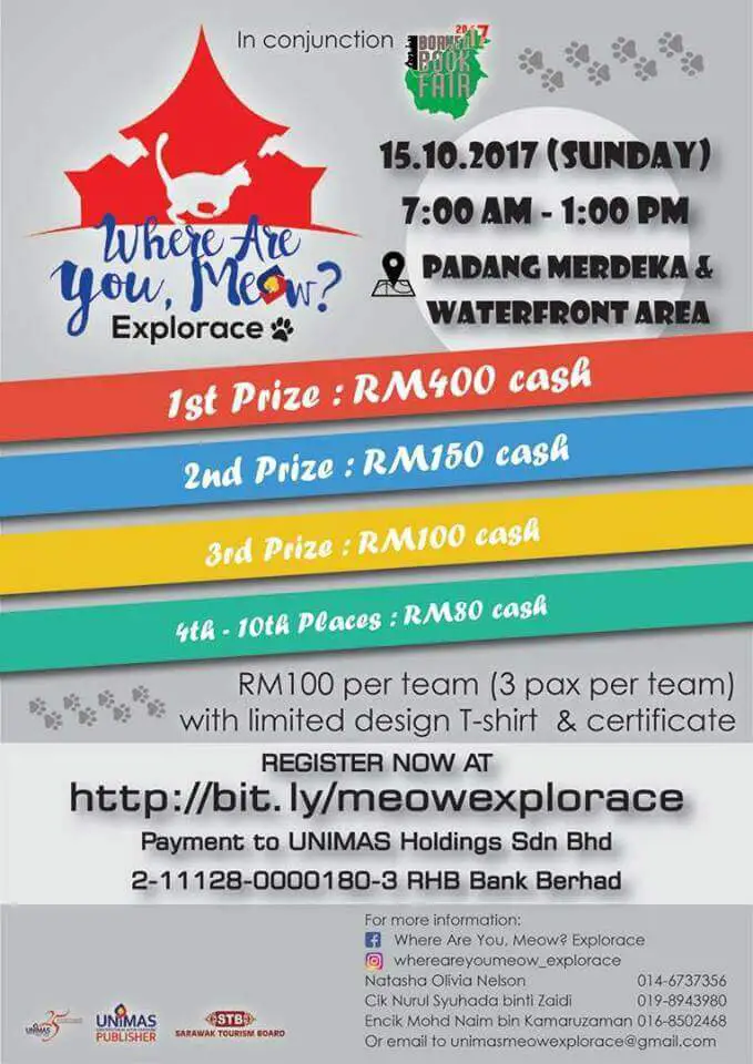 Ini 4 Event Menarik Sepanjang Hujung Minggu Ini Di Kuching