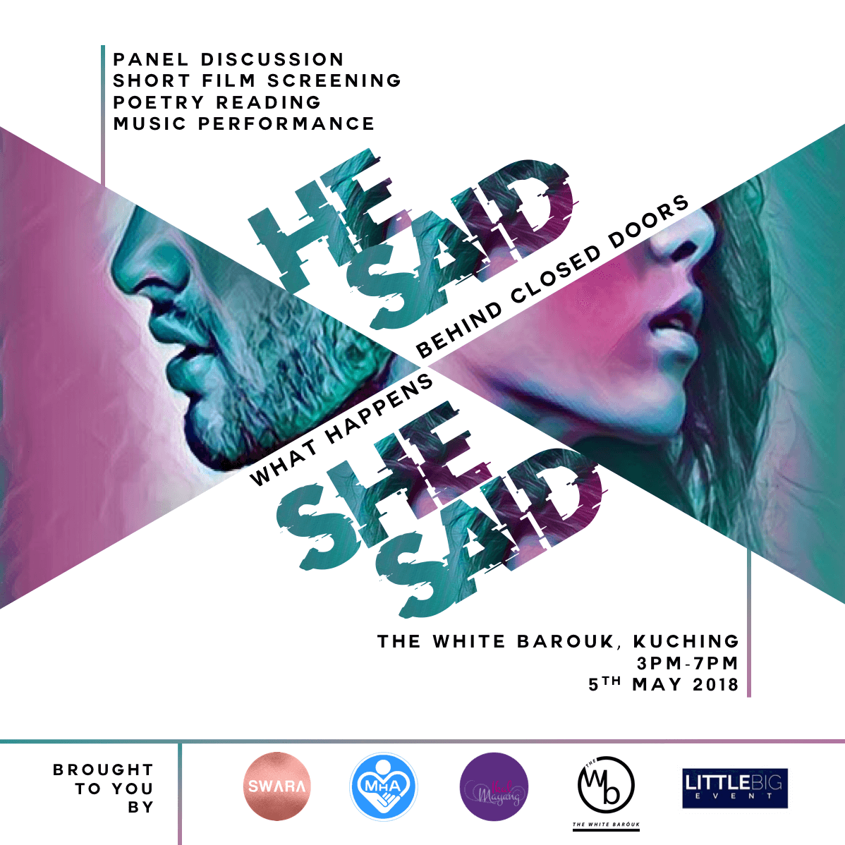 SWARA Kupas Isu Hubungan Toksik Dalam Program "He Said She Said" Pada 5 Mei